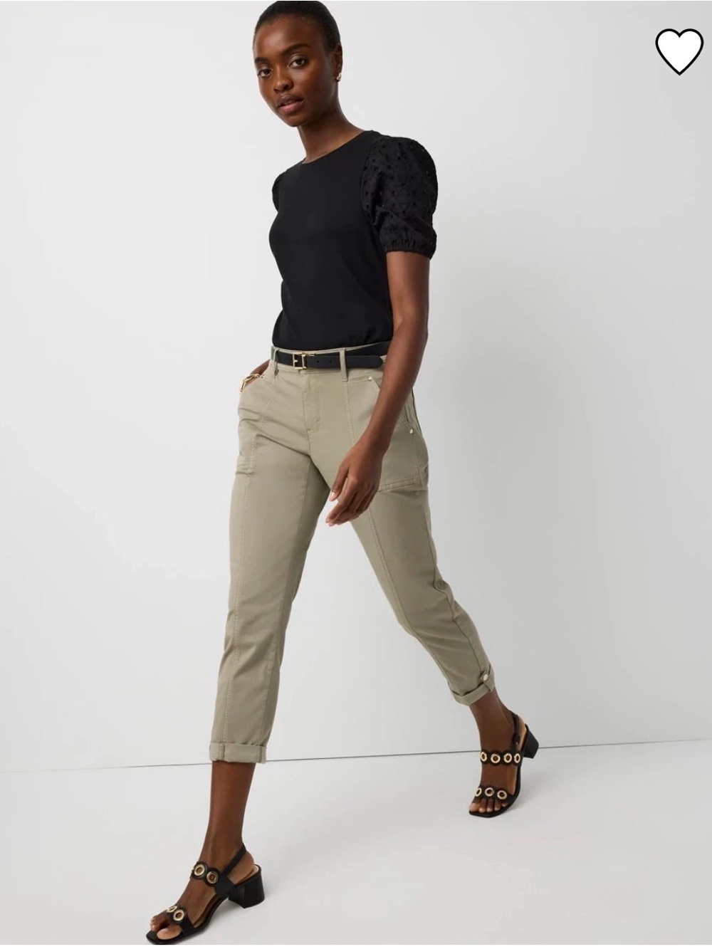 White House Black Market Pret A Ped Roll Pant 8 Long